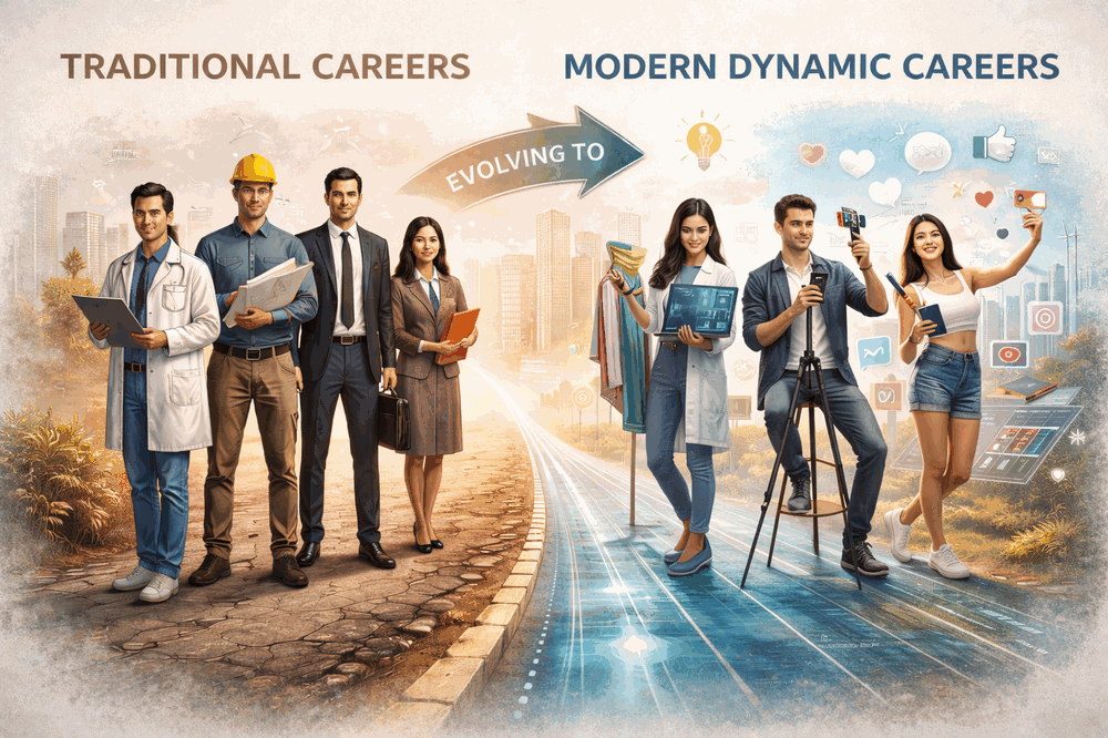 Traditional vs New Age Careers